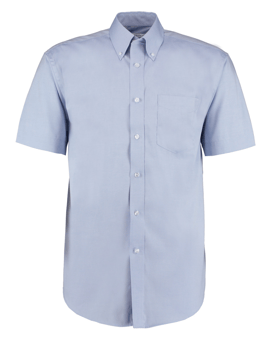 picture of Kustom Kit Mens Short Sleeve Premium Oxford Shirt - Light Blue - BT-KK109-LBL