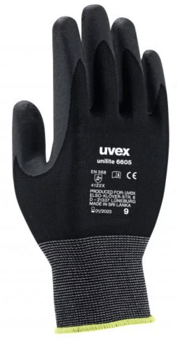 Picture of Uvex Unilite 6605 Nitrile Foam Knitted Safety Glove Black - TU-60573