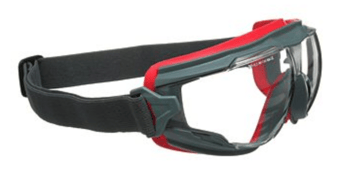 picture of 3M - Goggle Gear - Grey-Red Safety Goggles - Scotchgard Anti-Fog - [3M-GG501SGAF-EU]