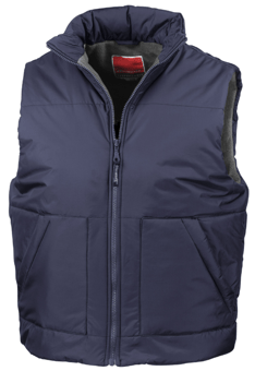 picture of Result Fleece Lined Bodywarmer Navy - BT-R44X-NVY