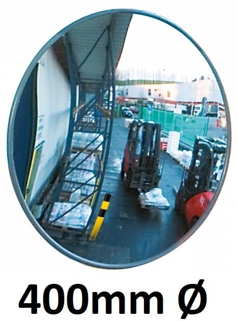 picture of Spion (Toughened Acrylic) Internal/External Use Observation Mirror - Complete with 25cm Wall Bracket - 400mm Ø - [MV-247.13.962]