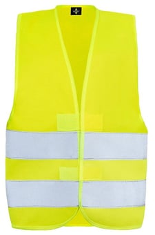 picture of Korntex Aarhus Safety Vest for Children - Hi-Vis Yellow - KTX-KWG100