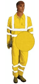 Picture of Antistatic Flame Resistant 160 Gram Coverall in Yellow - BI-96