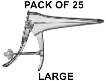 picture of EcoGold Vaginal Speculum - Large - Sterile - 25 Pack - [VC-9153]