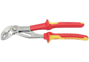 picture of Draper - Knipex 87 26 250 VDE Cobra® Chrome Waterpump Pliers - 250mm - [DO-34672]