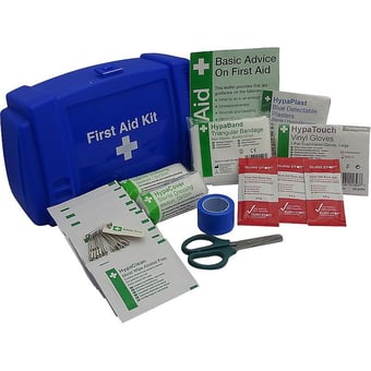 picture of Bar/Kiosk Catering First Aid Kit - Blue - Compact Durable Case - [SA-K6N]