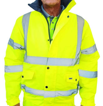 picture of Safe-T STHVBJY Bomber Jacket - Yellow - TX-STHVBJY