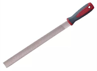 picture of Faithfull Handled Half-Round Cabinet Rasp - 250mm 10in - [TB- FAIFICR10]