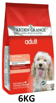 picture of Arden Grange - 6kg Adult Chicken Dry Dog Food - [CMW-AGDAC1]