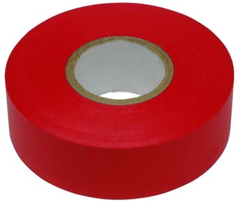 Picture of Red PVC Insulating Tape - 19mm x 20 meters - Sold Per Roll - [EM-RED]