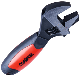 Picture of Amtech 2-In-1 Stubby Pipe/Adjustable Wrench - [DK-C1680B]