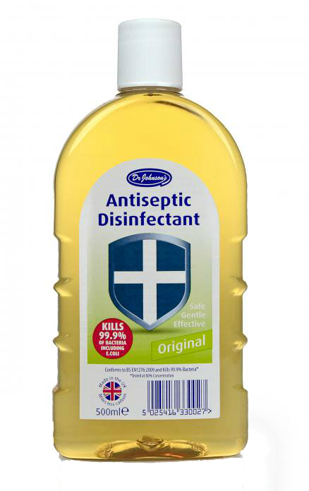 picture of Dr Johnson's Antiseptic Disinfectant - 500ml - Pack of 12 - [PD-ASD500X12]