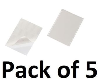 picture of Durable - Pocketfix® A5 - Transparent - Pack of 5 - [DL-809419]