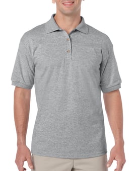 Picture of Gildan Grey DryBlend Adult Jersey Polo - BT-8800-SPGRY