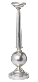 picture of Hill Interiors Antique Silver Large Column Candle Stand - [PRMH-HI-21297]