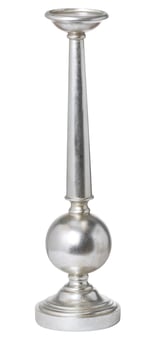 Picture of Hill Interiors Antique Silver Large Column Candle Stand - [PRMH-HI-21297]