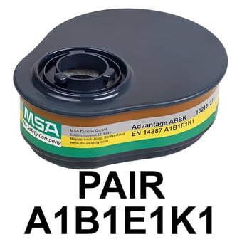 picture of MSA - Advantage ABEK - Chemical Filter Cartridge - A1B1E1K1 - Pair - [MS-10216151]