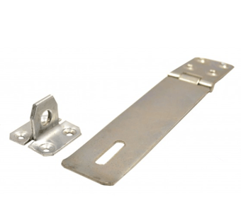 Picture of BZP Safety Hasp & Staple - 150mm (6") - Pack of 10 - [CI-SP109L]