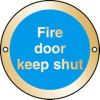 picture of Fire Signs - Brass And Aluminium Fire Door Signs