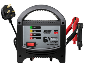 picture of Maypole MP7106 Automatic Battery Charger 6A 12V LED - [MPO-7106]