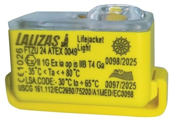 picture of Lalizas Lifejacket LED Flashing Light "Safelite IV" ON OFF Water Activated - ATEX - [LZ-72353] - (LP)