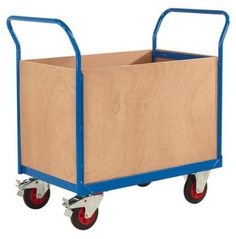 picture of QMP 4 Sided Trucks - Dark Blue - Plywood Sides - 830H x 600W x 900D mm - [QM-RTBT4690PBXX] - (LP)