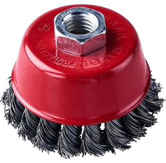 picture of Amtech 80mm Twist Knot Wire Cup Brush - [DK-F3360]