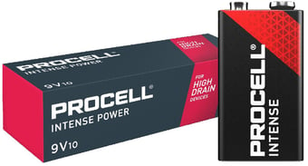 Picture of Procell - Intense Power - 9V Batteries - Pack of 10 - [HQ-IPC1604]