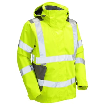 picture of Exmoor - Yellow Hi-Vis Breathable Jacket - LE-J04-Y