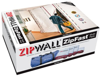 picture of ZipWall® - ZipFast™ Reusable Barrier Panels - Multi-Pack - [ZP-ZFMP]