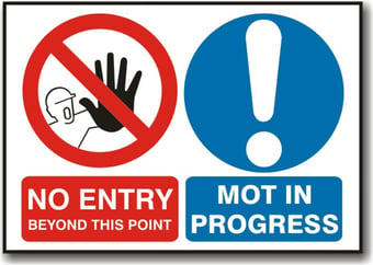 picture of MOT Safety Signs