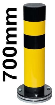 picture of Black Bull Flex HD Rotating Bollard - 159mm dia. x 700mmH - Yellow - [MV-199.22.128]