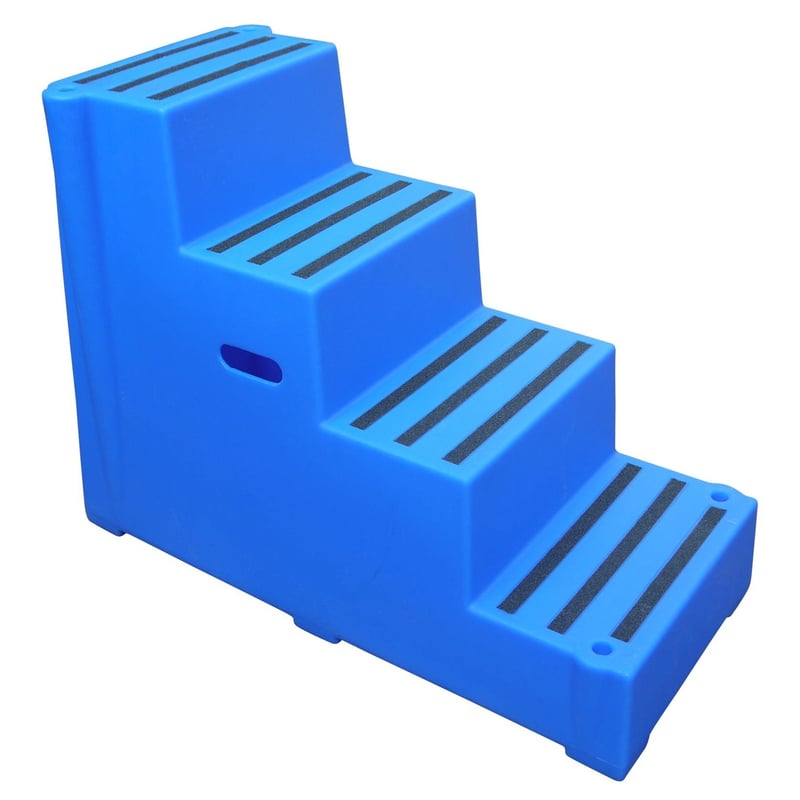 picture of Manual Handling Blue Premium Safety Steps - 4 Step - [SL-ACC0047-B]