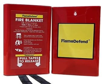 Picture of FlameDefend - Fire Blanket In Rigid Case - 1m x 1.2m [SGI-GF-FB-025-1X12]