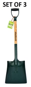 picture of Andersons Carbon Steel Shovel - Set of 3 - [CI-GA128L]