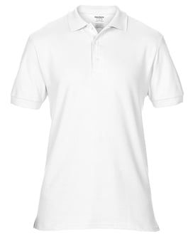 picture of Gildan 85800 Premium Cotton® Adult Double Piqué Polo - BT-85800-WHITE