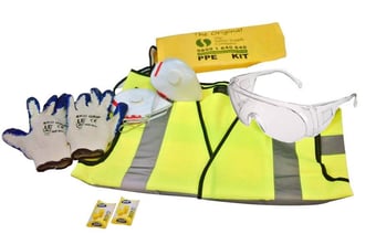Picture of PPE Kit in a Bag - Only From The Safety Supply Company - IH-MAINPPEKITINBAG2 - (MP)