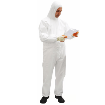 picture of BizTex® ST40 Microporous Laminated Coverall with Hood - Type 5/6 - PW-ST40 - (NICE)