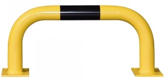 Picture of BLACK BULL Protection Guard - Outdoor Use - (H)350 x (W)750mm - Yellow/Black - [MV-195.16.265] - (LP)