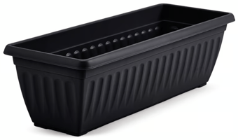 Picture of Whitefurze 60cm Athens Window Box - Black - Box Deal of 10 - [IH-WHFG070245]