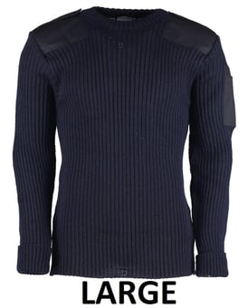 picture of AFE Crew-Neck Navy Blue "NATO" - Sweater Large - [AE-C/NL]