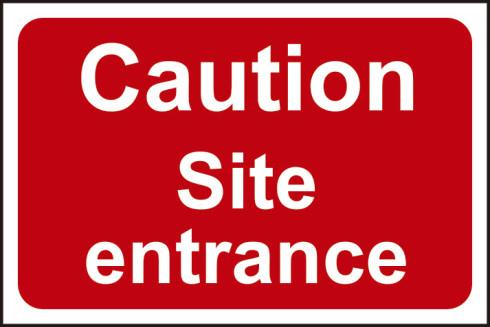 picture of Spectrum Caution Site Entrance – FMX 600 x 400mm – [SCXO-CI-13922]