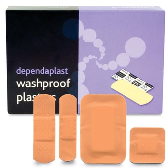 picture of Dependaplast - Washproof Plasters - Assorted - Box of 100 - [RL-536]