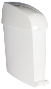 picture of Rubbermaid Sanitary Waste Pedal Bin - 12 Ltr - White - [SY-RMINIPEDWF]