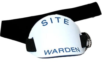 Picture of Arm Badge With Elasticated Strap - Site Warden - [UP-0044/150027]