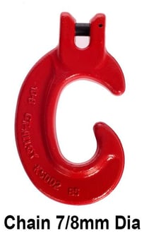 picture of GT Cobra Grade 80 Clevis C Hook - For Chain 7/8mm Dia. - [GT-G80CCH8]