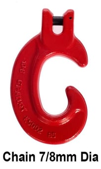 Picture of GT Cobra Grade 80 Clevis C Hook - For Chain 7/8mm Dia. - [GT-G80CCH8]