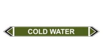 Picture of Flow Marker - Cold Water - Green - Pack of 5 - [CI-13410]