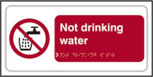 Picture of Not drinking water - Taktyle (300 x 150mm) - SCXO-CI-TK0653BSI