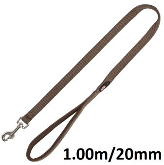 picture of Trixie Premium Dog Lead Hazelnut M-L 1.00m/20mm - [CMW-TX200226]- (DISC-W)